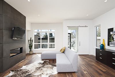 Apartment with a modern interior