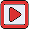 Video play icon