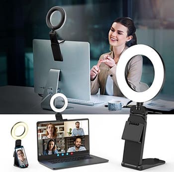 Clip-on ring light